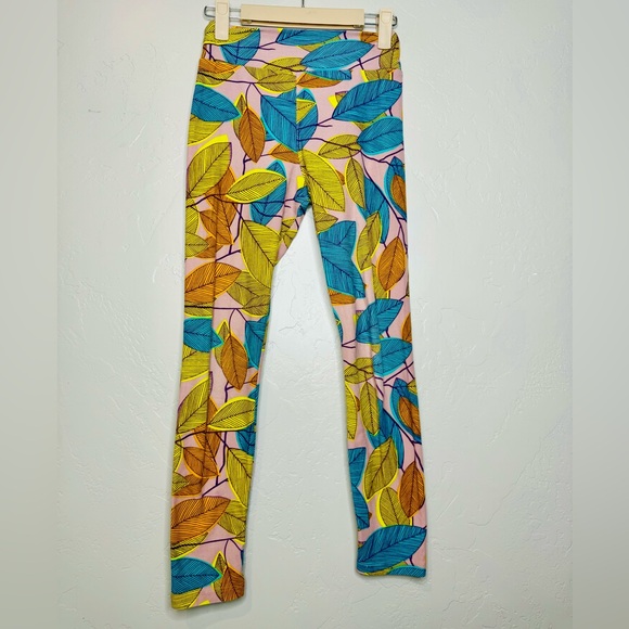 LuLaRoe Leggings Fall Foliage Print Multi Color One Size (2-10) NEW! - Picture 2 of 11